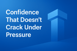 Confidence That Doesn't Crack Under Pressure